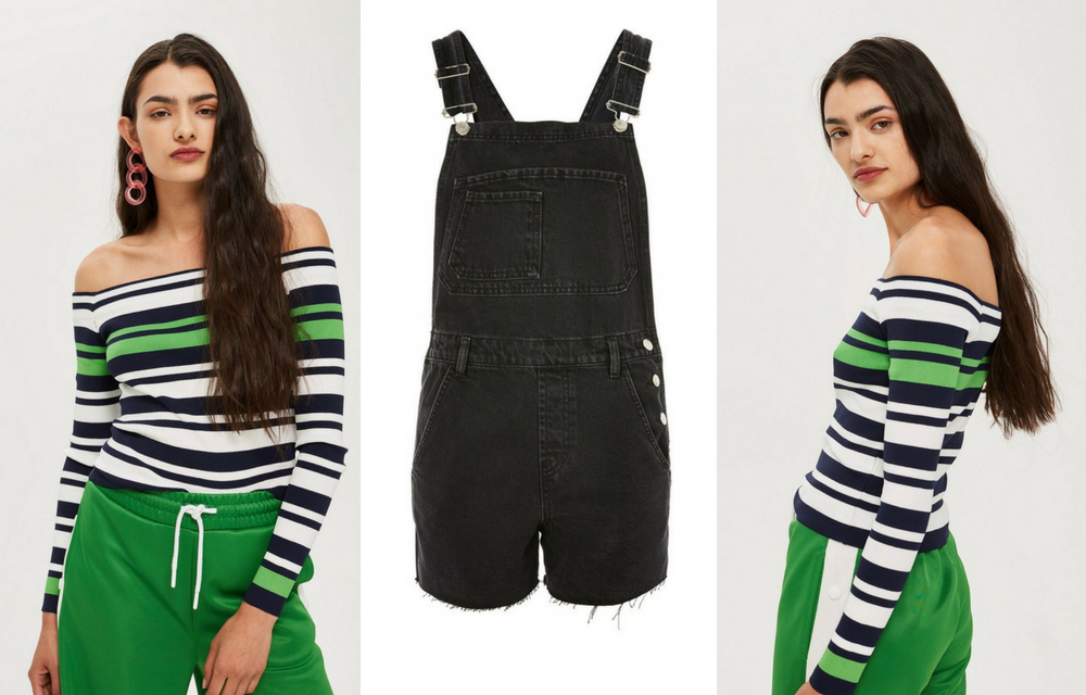 Topshop moto denim overall shorts, Women's Fashion, Bottoms, Jeans &  Leggings on Carousell