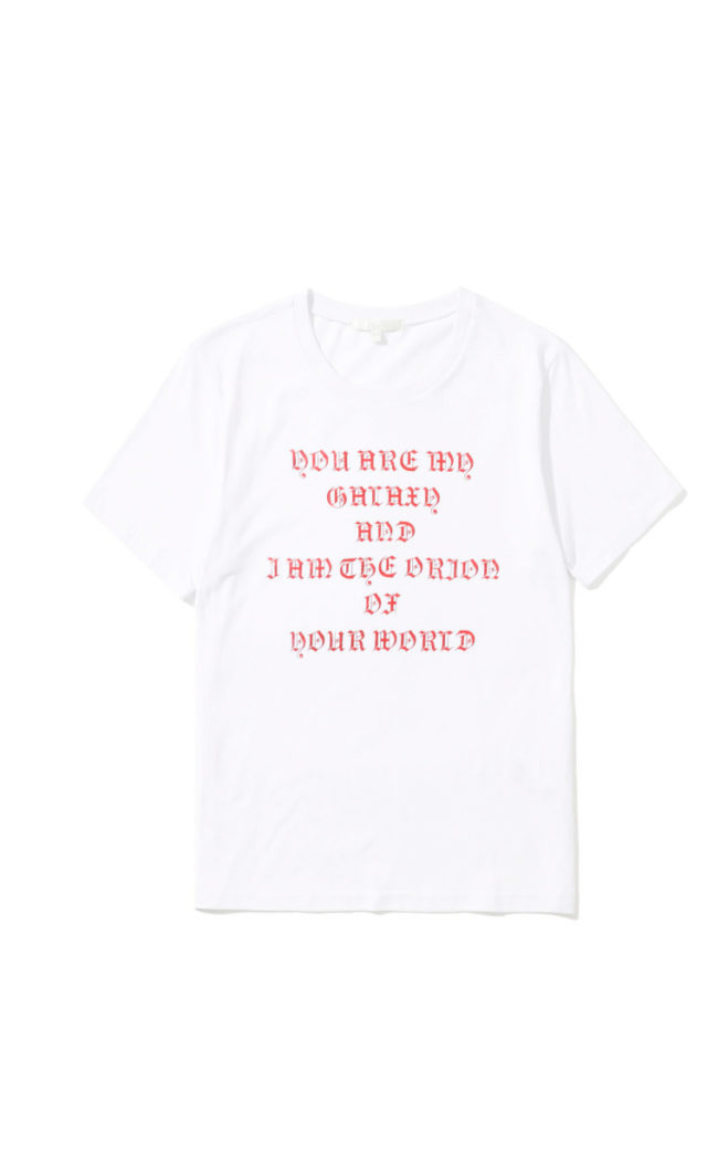 5CM Gothic print slogan tee - Hello! We are wt+