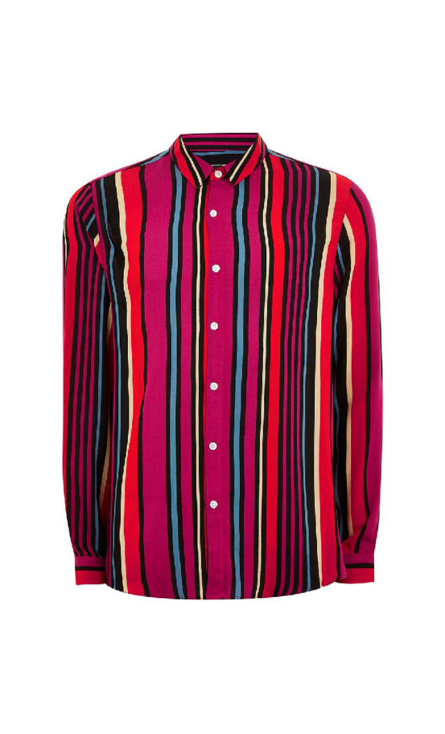 multi stripe shirt