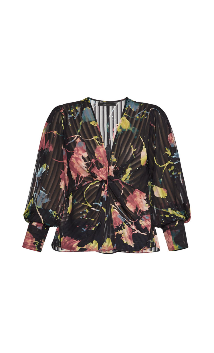 wrap front blouse h&m