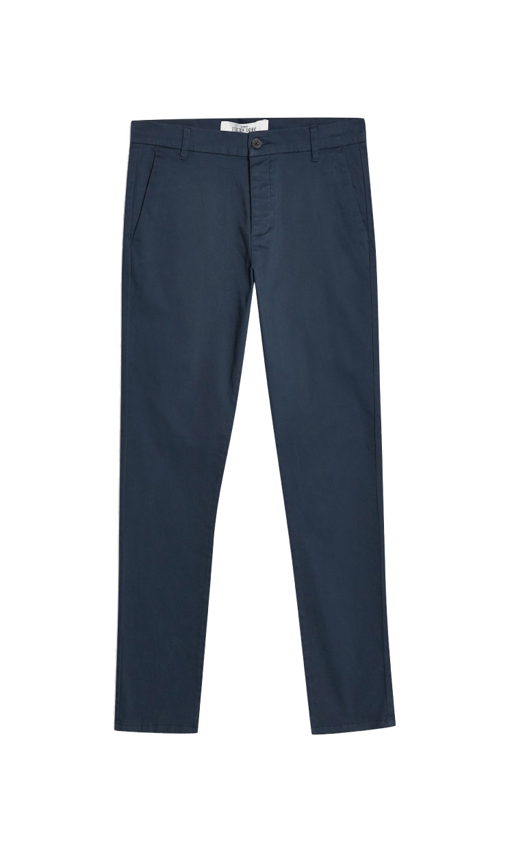 skinny blue chinos