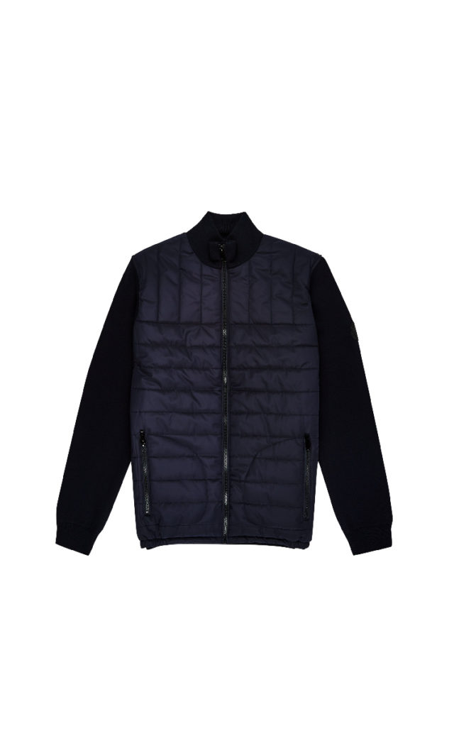 navy funnel coat