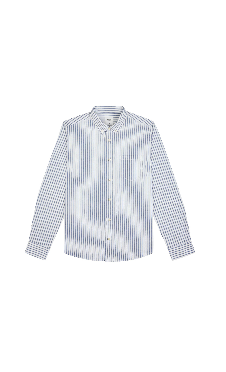 White Long Sleeve Striped Shirt - Hello! We are wt+