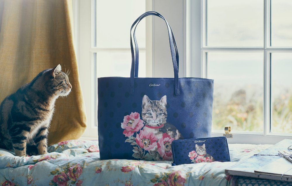 cath kidston cats and flowers