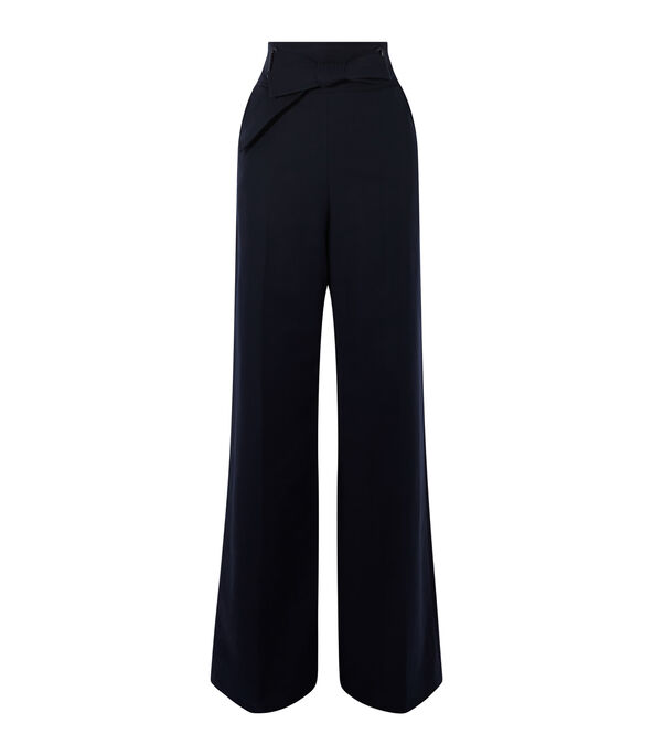 TIE WAIST EYELET TROUSER - Hello! We are wt+