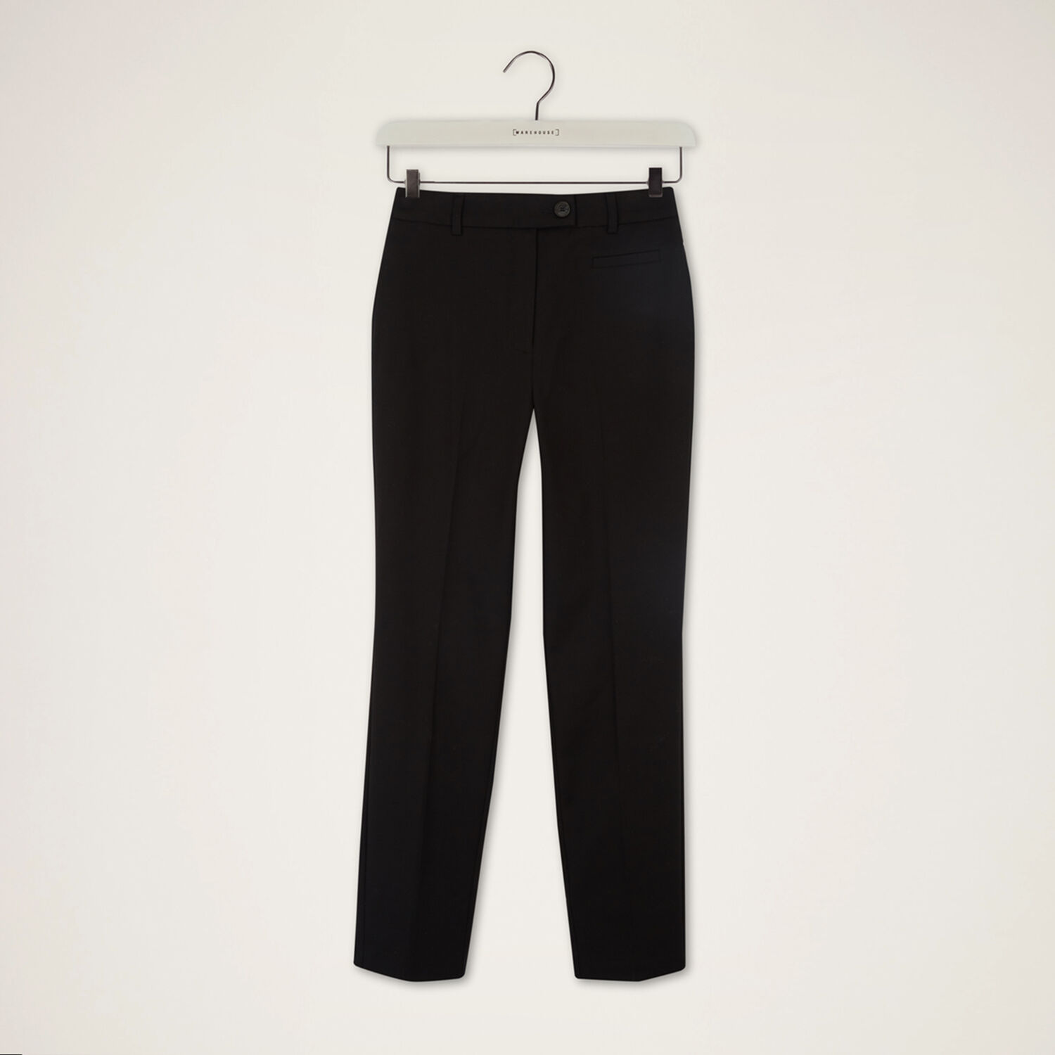 COMPACT COTTON TROUSERS - Hello! We are wt+