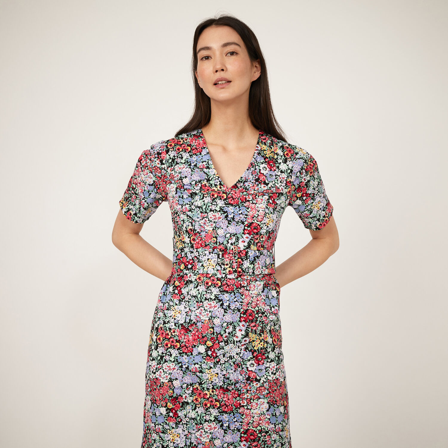 FLORAL COTTON DRESS Hello! We are wt+