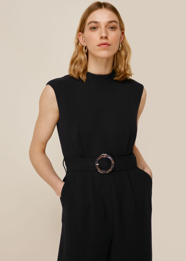 WHISTLES PENNY BELTED JUMPSUIT Hello! We are wt+